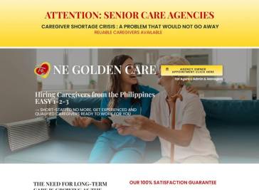 New Era Golden Care Web Design