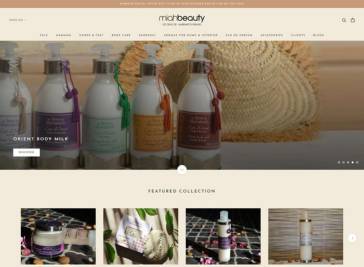 Miah Beauty Supplies Web Design