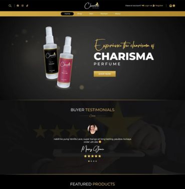 Charisma Perfume - Website