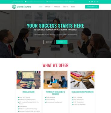 Chevere Solutions - Website