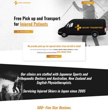 Injury Transport - Website