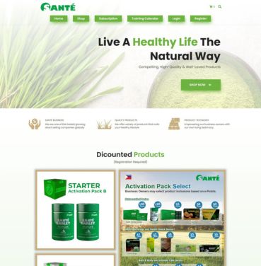 Sante Barley - Website