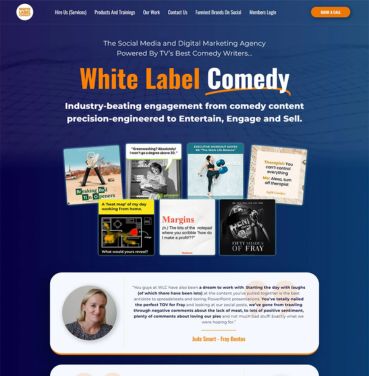 White Label Comedy - Website